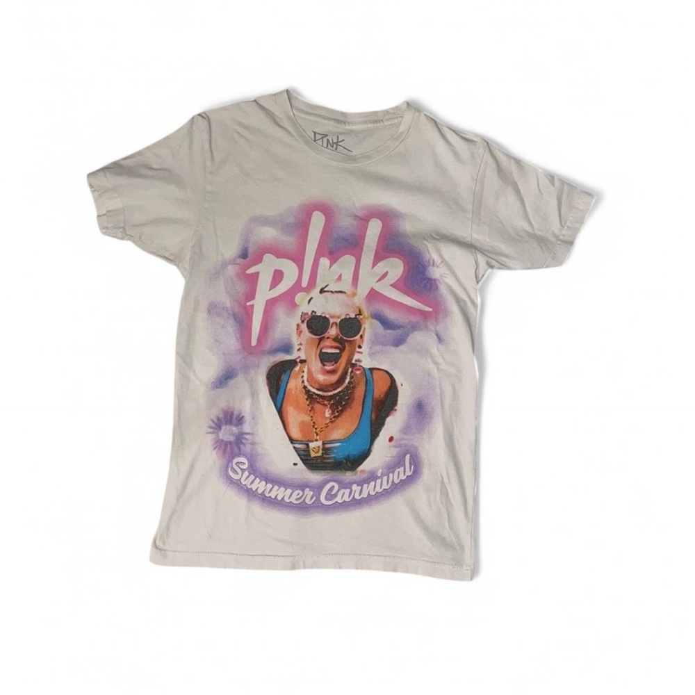 Pink Summer Carnival T-shirt in size small